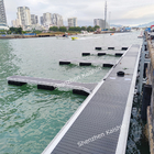 Sea Aluminum Boat Ship Gangway Customized Size 500mm Freeboard