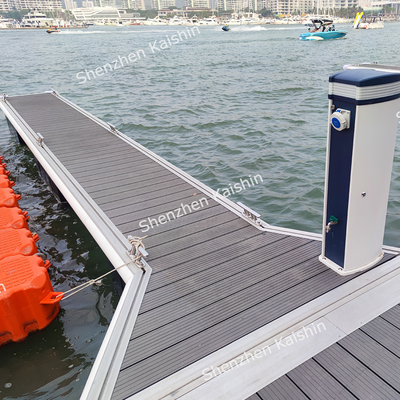 500mm Freeboard Marine Floating Dock Yacht Berth Floating Pontoon Bridge Dock
