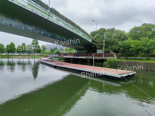 Stable Marine Aluminum Floating Docks Movable Boating Pontoon Jetty