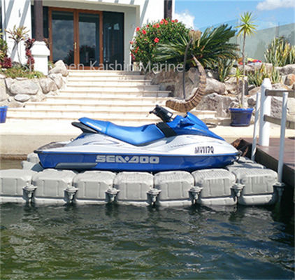 Customizable Modular Floating Dock Cube with 350 Kg Load Capacity and Non-slip Textured Surface for Marina Floating Structures