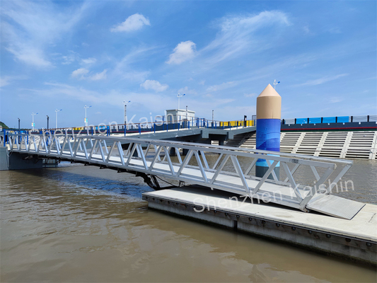 Marine Aluminum Dock Gangways Commercial Floating Docks Pier Ramp