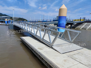 Aluminium Alloy Floating Dock Design Pedestal Flooring Yacht Berth Marina Gangway