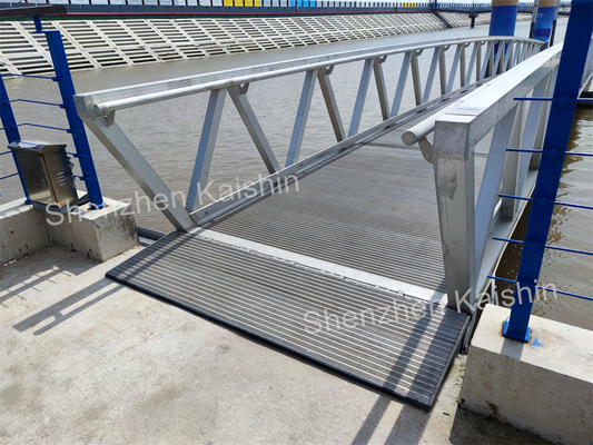 Strong Loading Aluminum Gangways 6061 T6 Aluminum Marine Dock Ramps