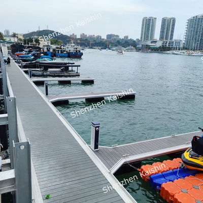 Corrosion Resistant Aluminum Floating Dock with Good Stability and Customizable Size for Yacht Marina Berths