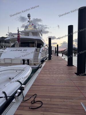 LLDPE Floaters Marine Grade Modular Floating Dock with Customized Size for Commercial and Recreational Use