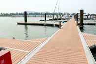 Yacht Marina Use Aluminum Alloy Floating Walkway Pontoon Customizable Size