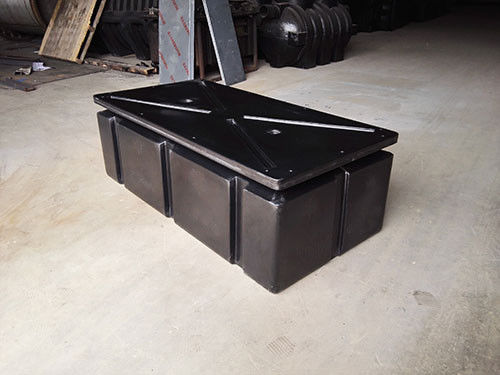480-600kgs Buoyancy Multipurpose Black LLDPE Floatation Dock With Bolted Nuts