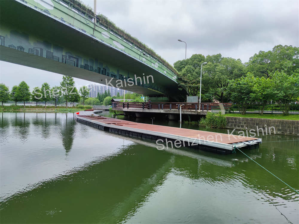 Marine Aluminum Alloy Yacht Floating Bridge Pontoon Dock Pier