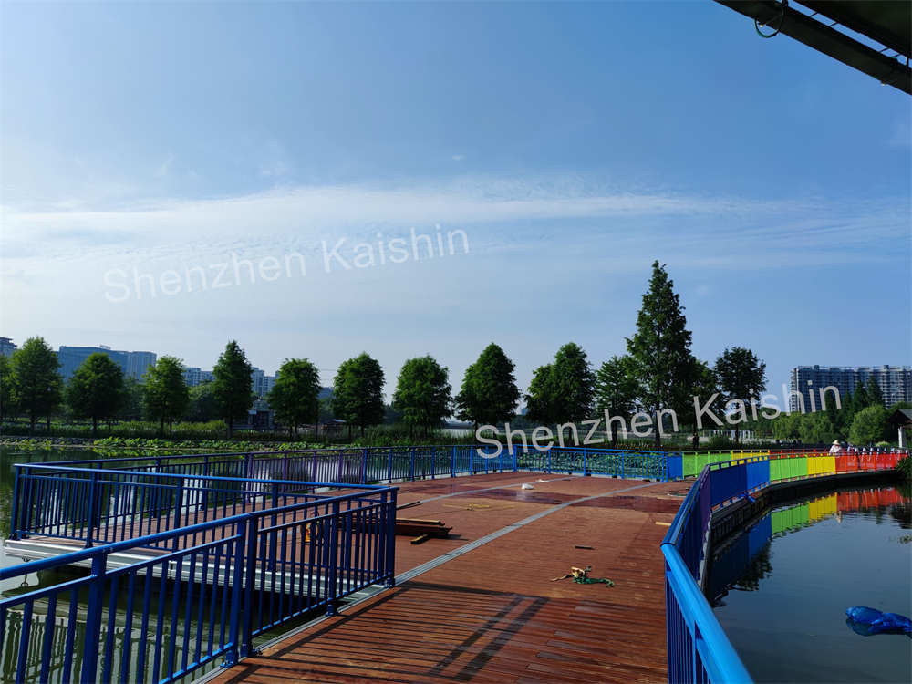 300mm Aluminum Floating Pontoon For Yachts And Boats Floating Sectional Dock
