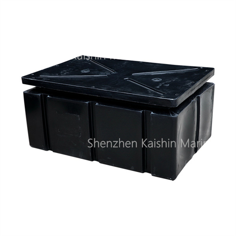 480-600kgs Buoyancy Multipurpose Black LLDPE Floatation Dock With Bolted Nuts