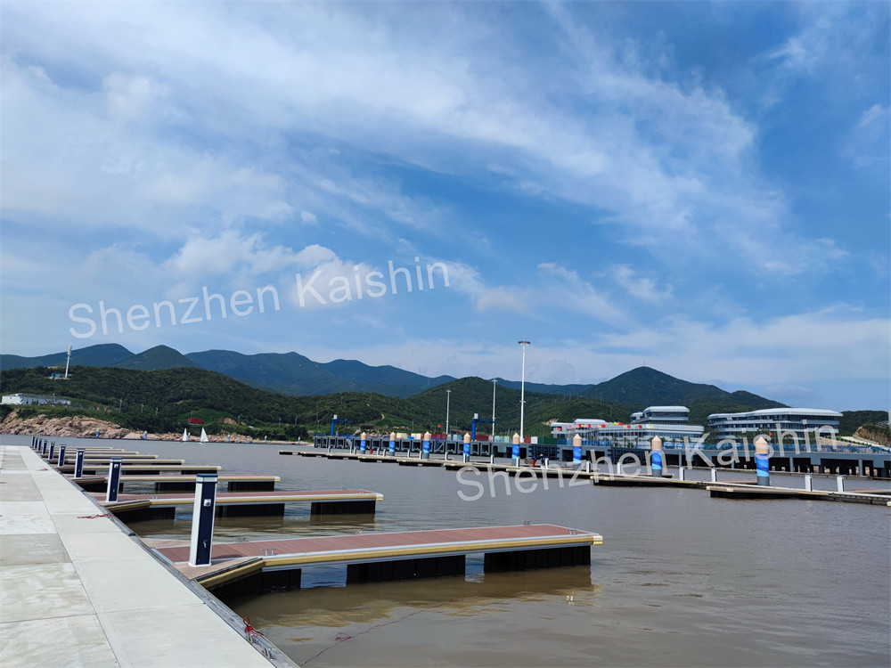 Stable Marine Aluminum Floating Docks Movable Boating Pontoon Jetty