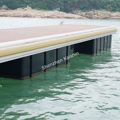 Docks galleggianti marini a bassa manutenzione Pontoon galleggiante in alluminio anodizzato