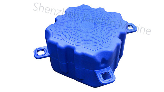Piattaforma galleggiante portatile in HDPE, cubi galleggianti in plastica con galleggiamento di 350 kg/mq