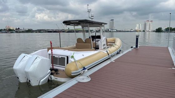 Piattaforma Galleggiante in Alluminio ad Alta Stabilità con Connessione Modulare Imbullonata e Lega di Alluminio di Grado Marino 6061-T6