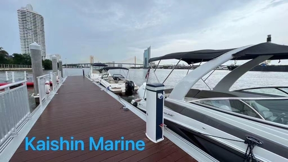Pontoon galleggiante marino personalizzabile Docks galleggianti in alluminio Perfetto per la vostra proprietà sul lungomare