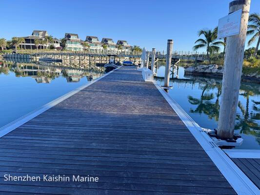 Lega di alluminio di grado marino 6061 T6 Finger Dock con superficie antiscivolo resistente alla corrosione per marina e porto